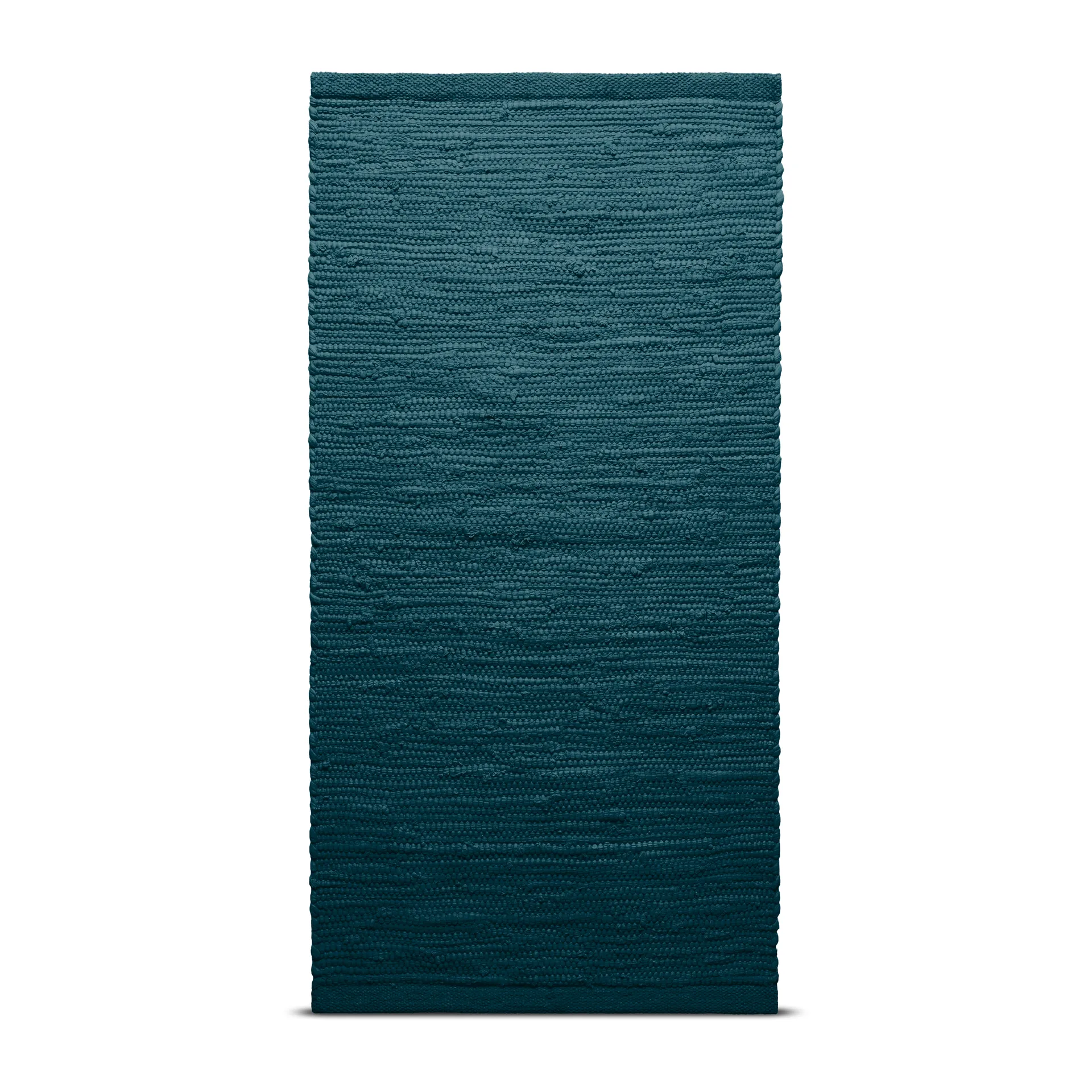 コットンラグ  65x135 cm, petroleum (petrolblue) Rug Solid | ラグソリッド