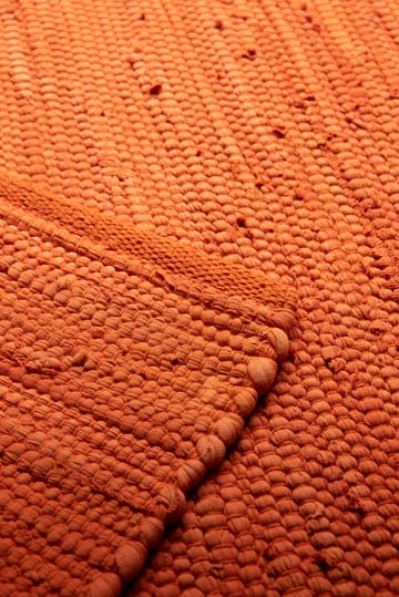 コットンラグ  65x135 cm - solar orange (orange) - Rug Solid | ラグソリッド