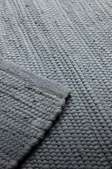 コットンラグ  65x135 cm - steel grey (grey) - Rug Solid | ラグソリッド