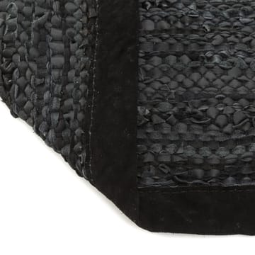 レザー ラグ  75x200 cm - black (black) - Rug Solid | ラグソリッド