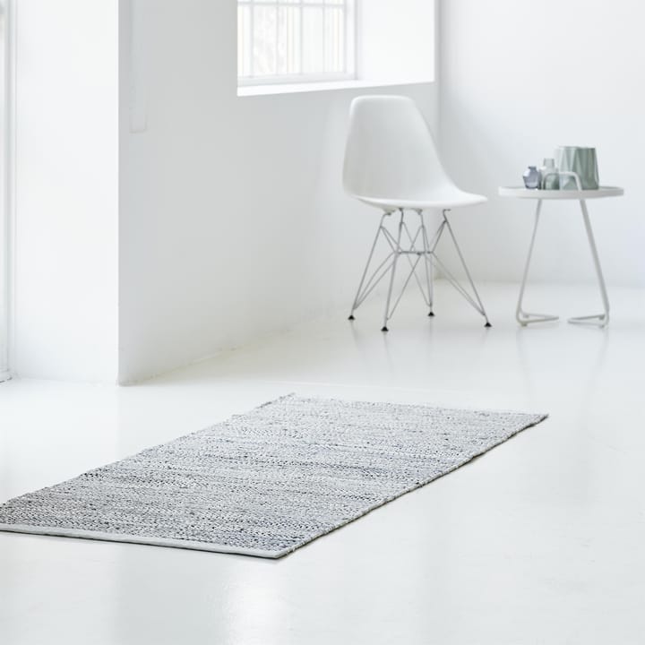 レザー ラグ  75x200 cm - light grey (light grey) - Rug Solid | ラグソリッド