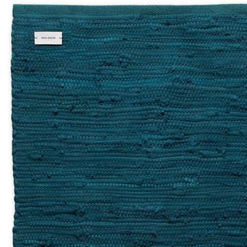 コットンラグ  75x200 cm - petroleum (petrolblue) - Rug Solid | ラグソリッド