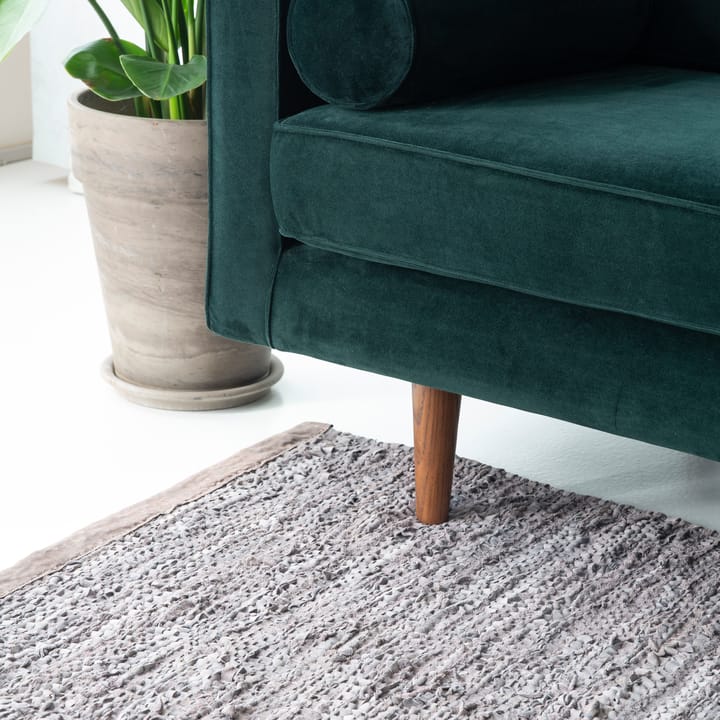 レザー ラグ  75x200 cm, wood (brown) Rug Solid | ラグソリッド