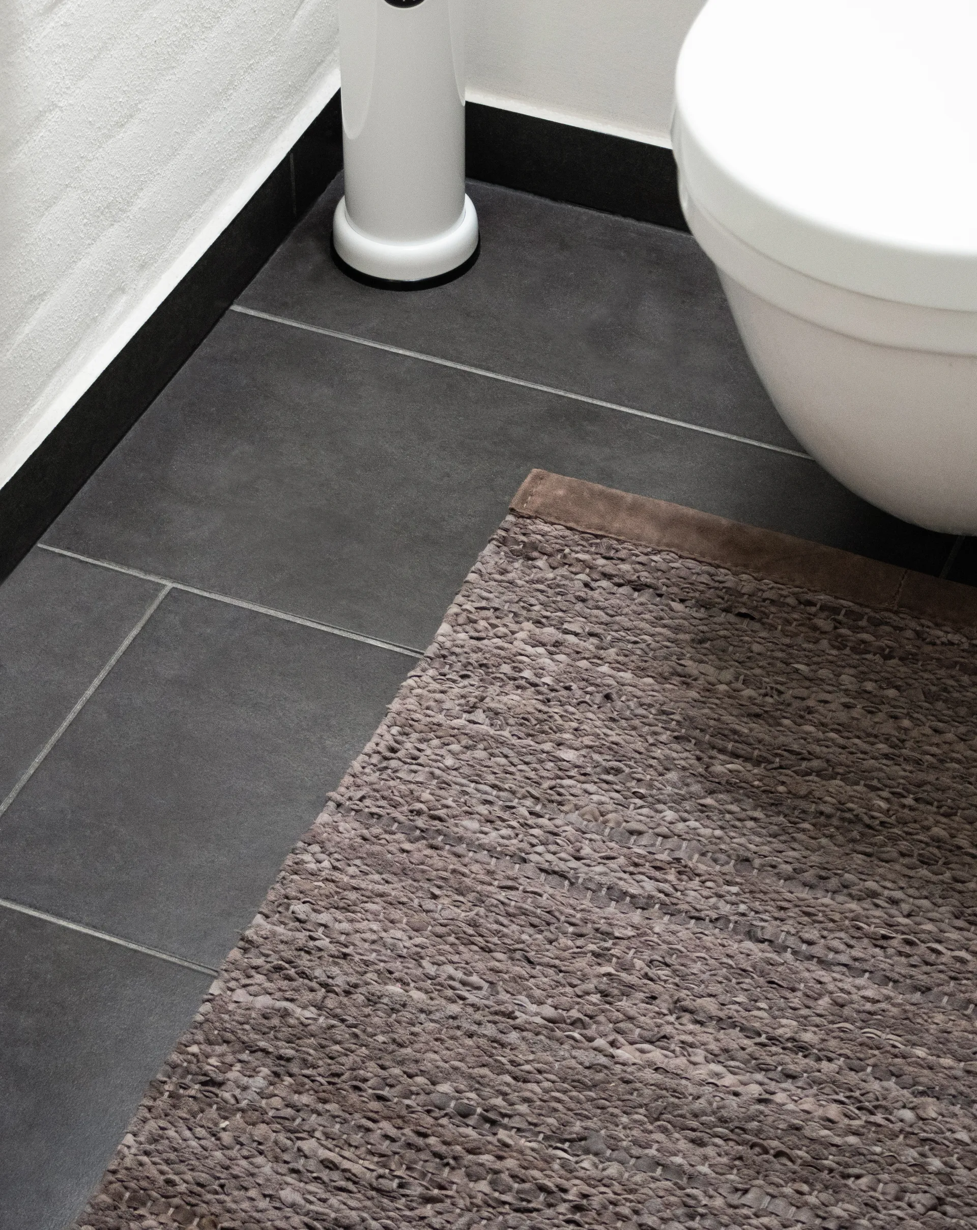 レザー ラグ  75x200 cm, wood (brown) Rug Solid | ラグソリッド