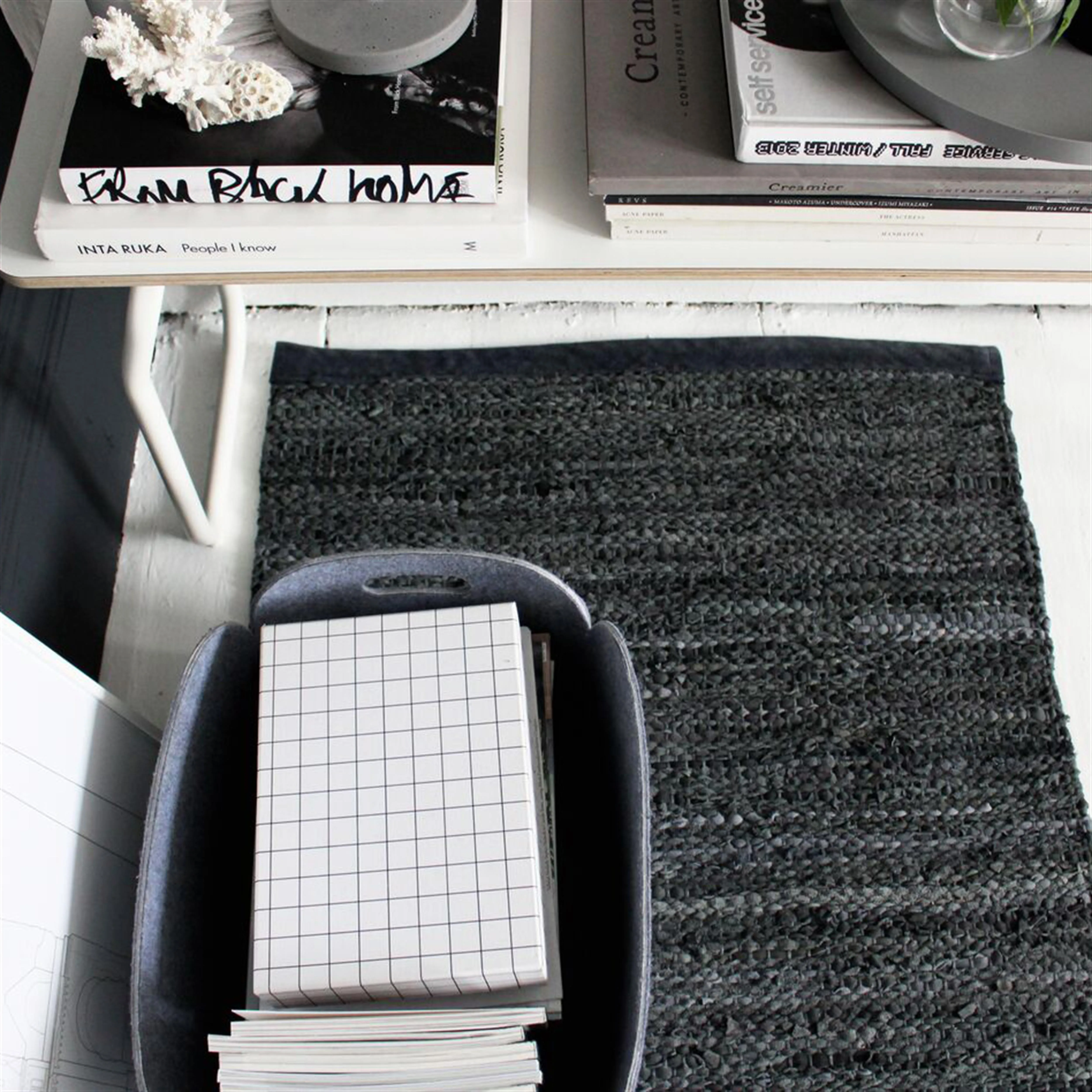 Rug Solid | ラグソリッド からのレザー ラグ 75x300 cm - NordicNest.jp