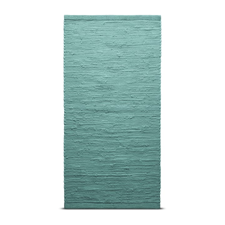 コットンラグ  75x300 cm - Dusty jade - Rug Solid | ラグソリッド