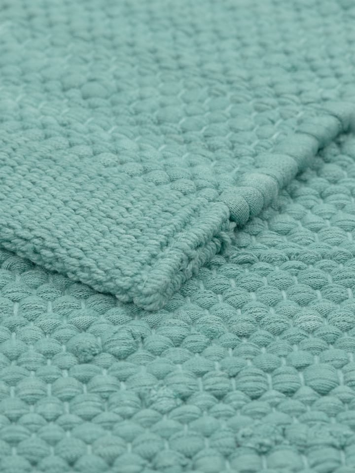 コットンラグ  75x300 cm - Dusty jade - Rug Solid | ラグソリッド