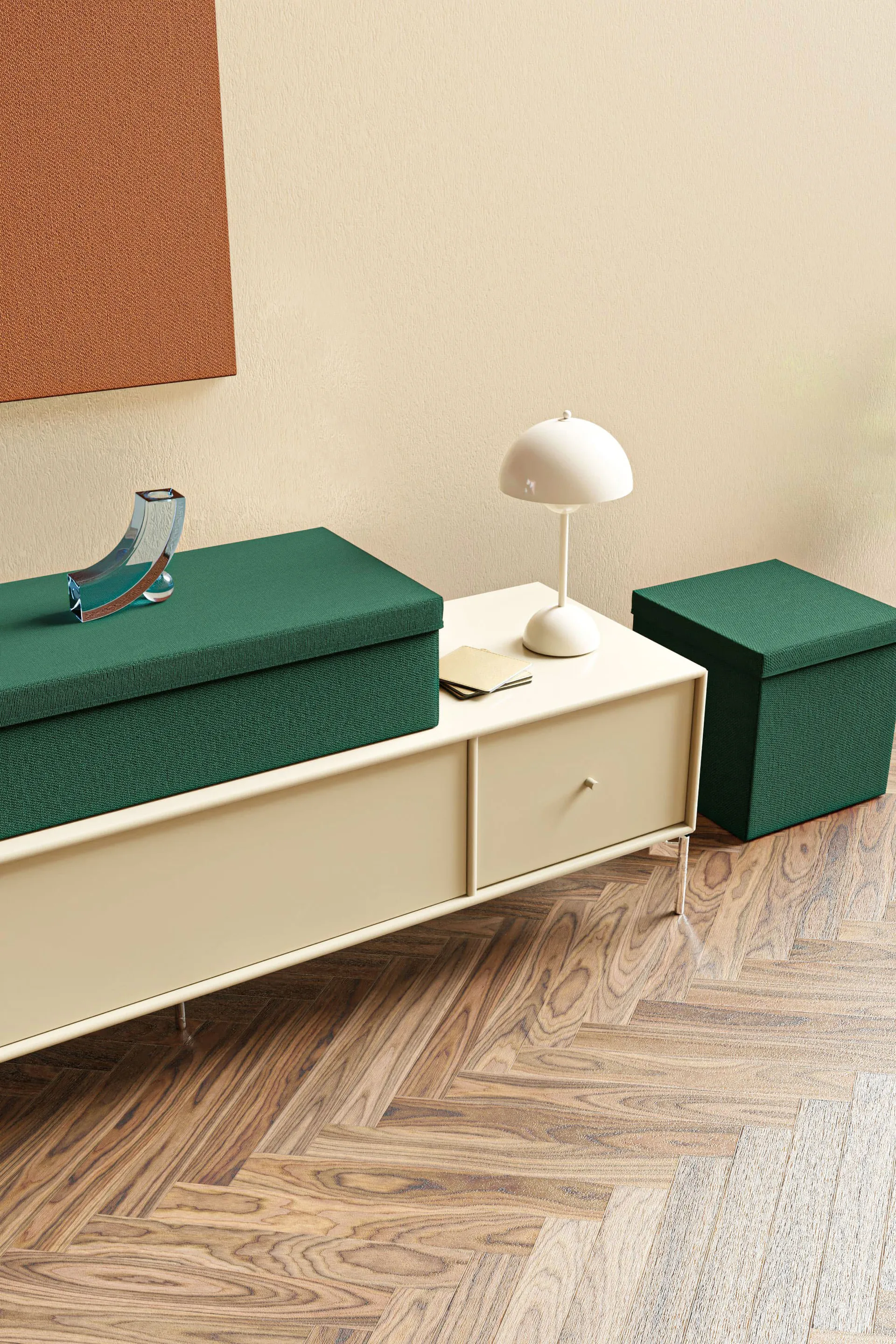 Rug Solid オーガナイザー 30x30x30 cm, Pine Rug Solid | ラグソリッド