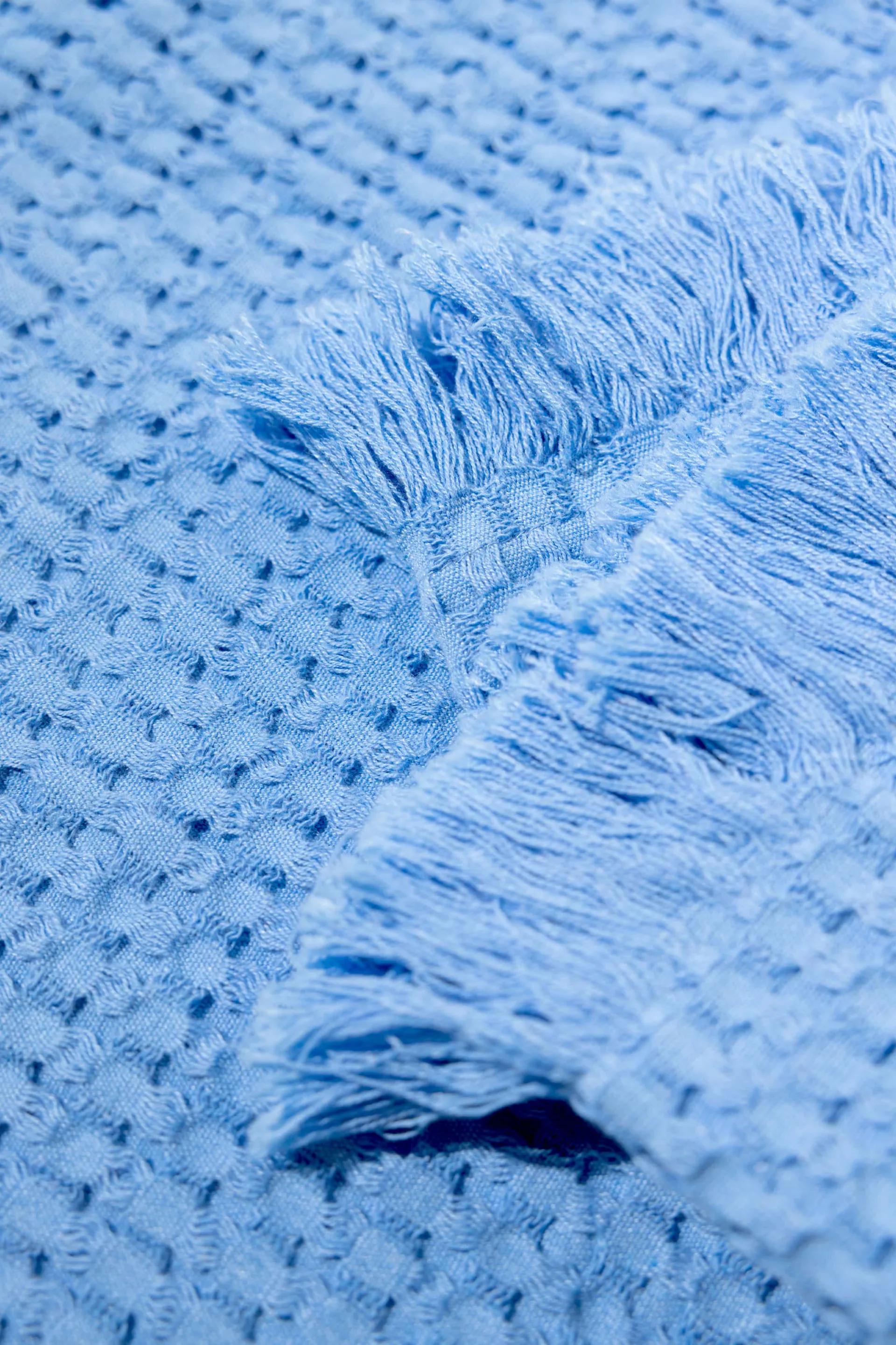 Stockholm コットンスロー 130x180 cm, Millenium blue Rug Solid | ラグソリッド