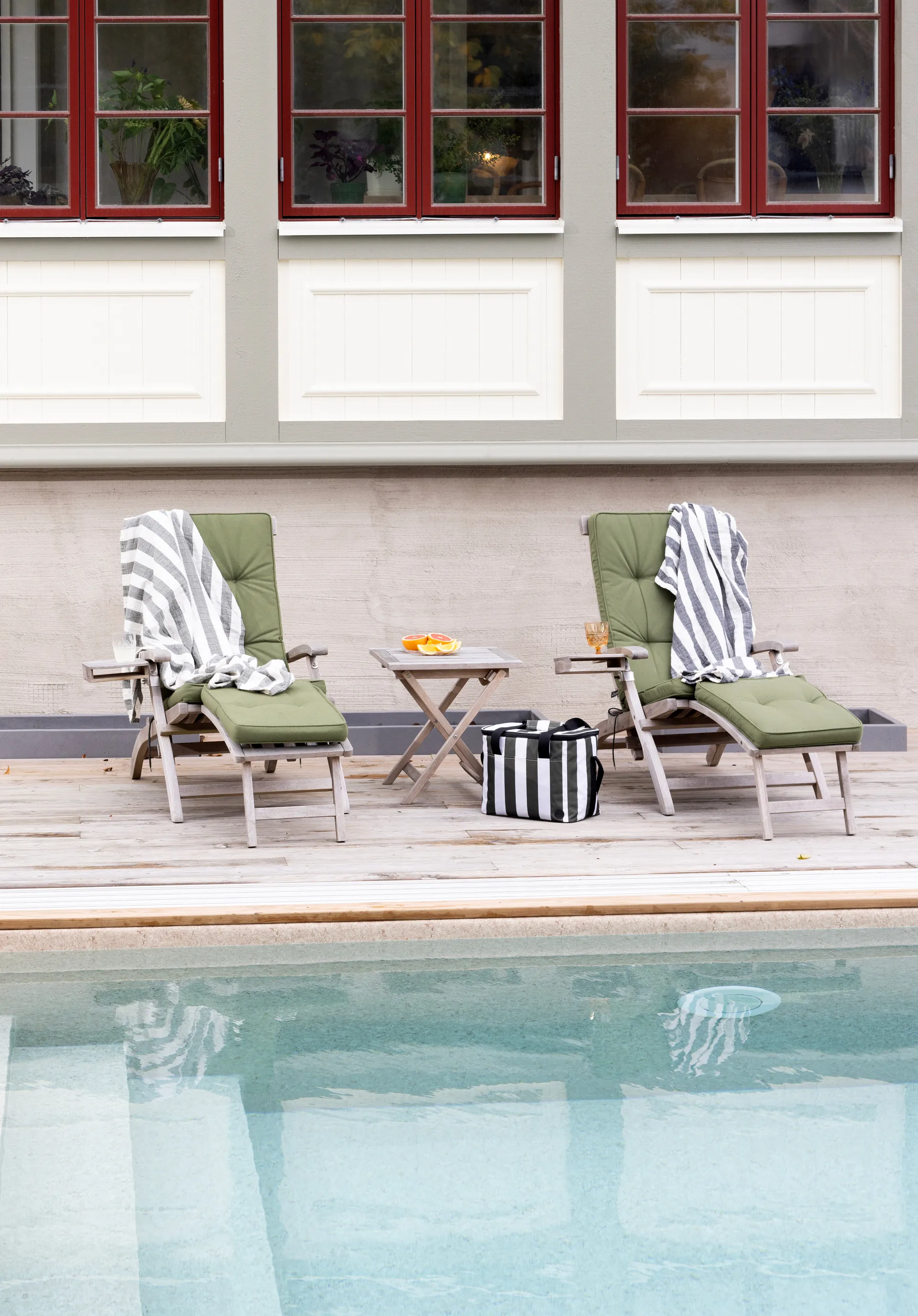 City クーラー バッグ Large 20 L, Green-white Sagaform | サガフォルム