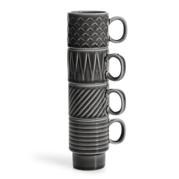 Coffee and More エスプレッソカップ 4個 - Grey - Sagaform | サガフォルム