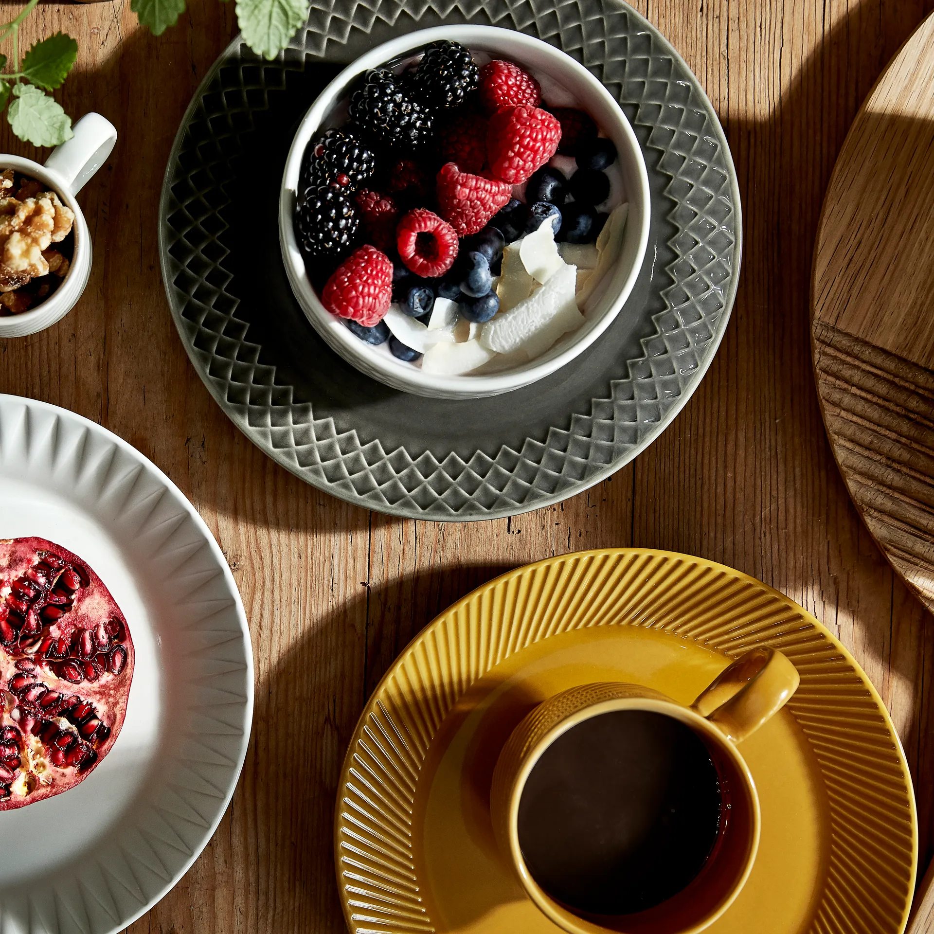 Coffee and More スモール プレート, Yellow Sagaform | サガフォルム