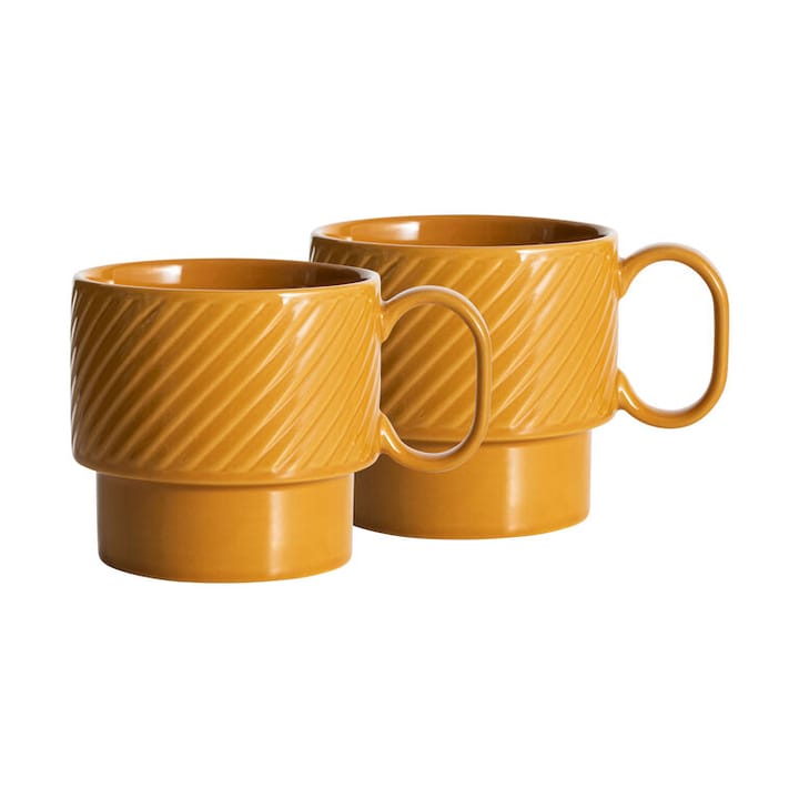 Coffee & More ティーマグ 2個セット - Yellow - Sagaform | サガフォルム