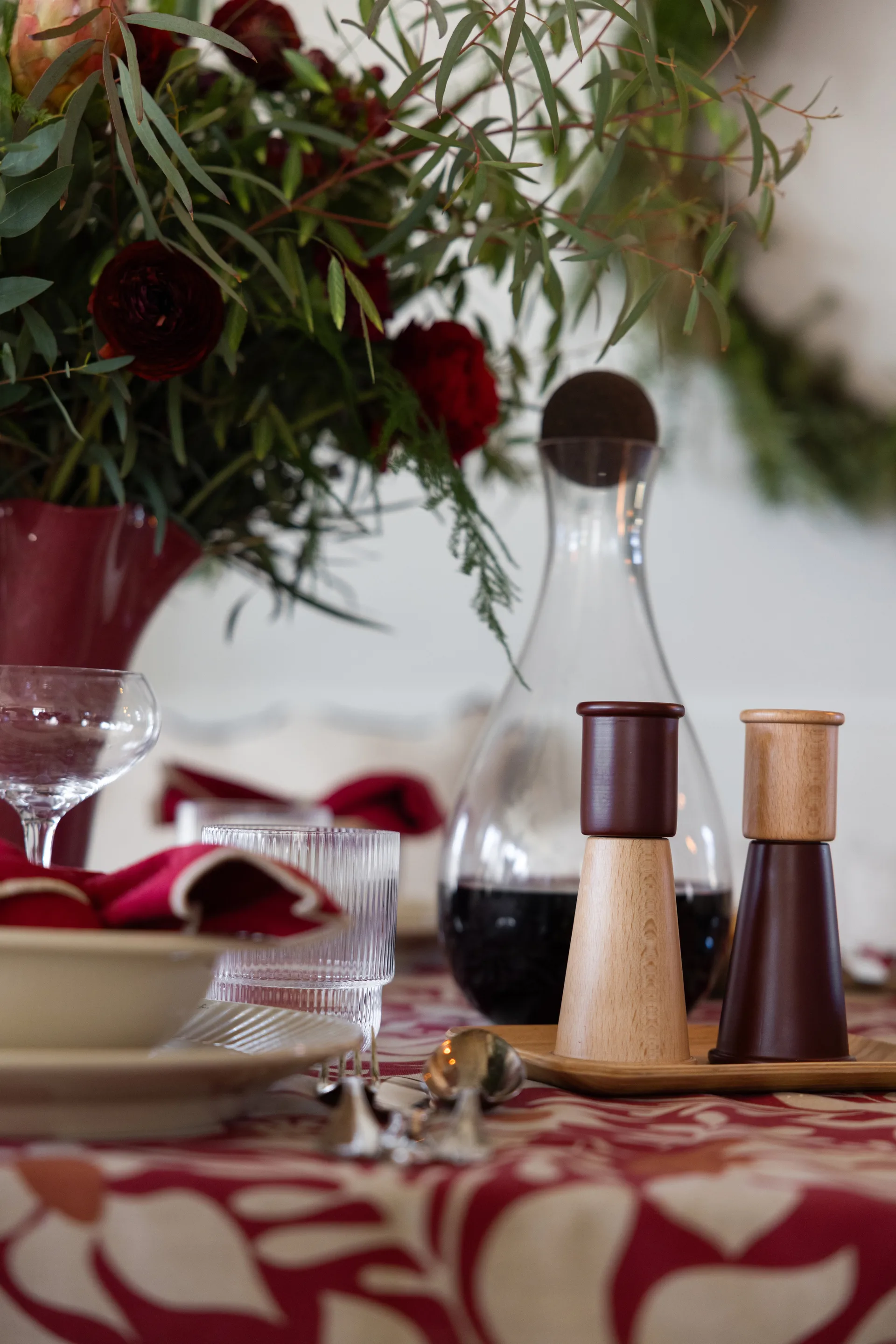 Cucumber ソルト & ペッパーグラインダー S 2ピース, Red-brown Sagaform | サガフォルム