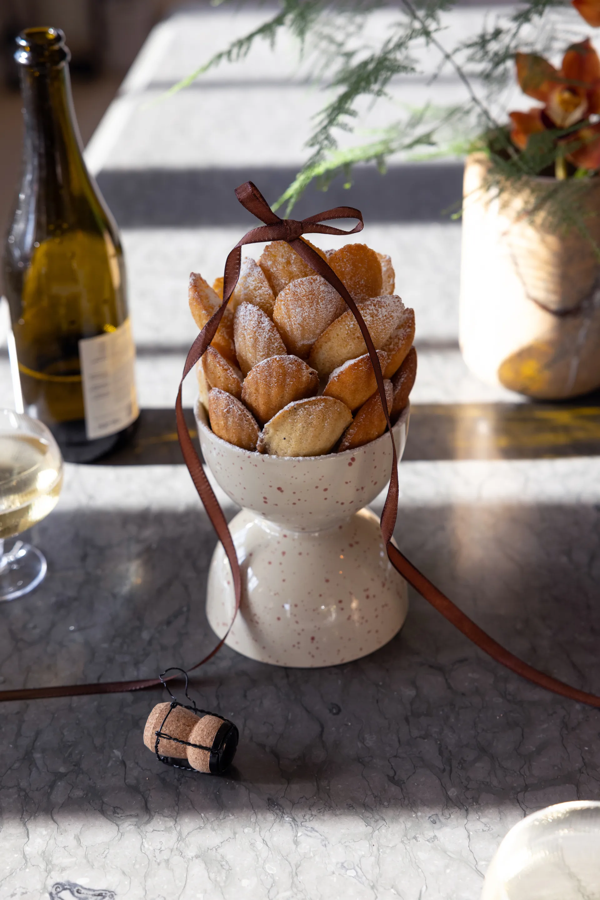 Ditte ボウル 2個, Beige-burgundy Sagaform | サガフォルム