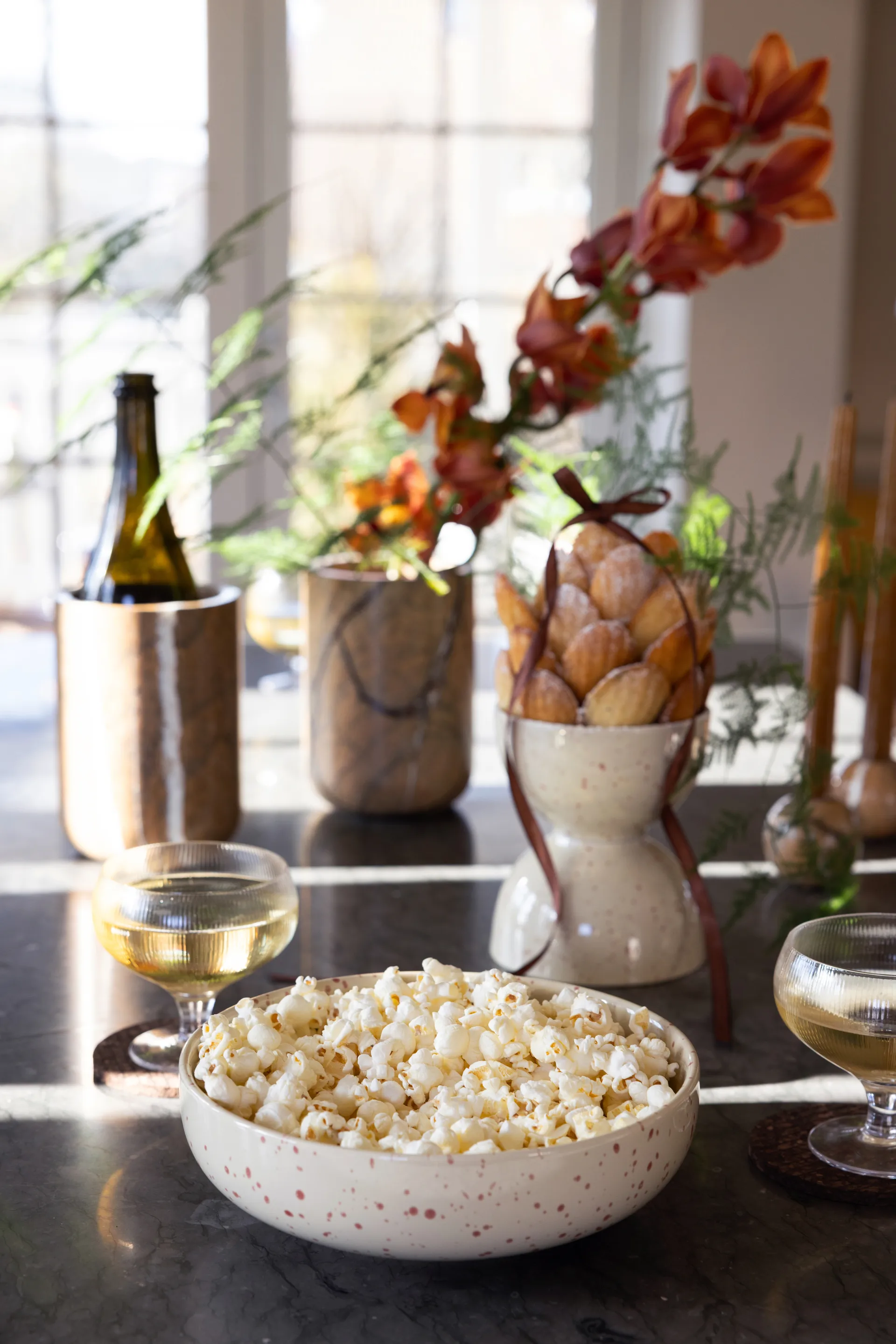 Ditte サービングボウル, Beige-wine red Sagaform | サガフォルム