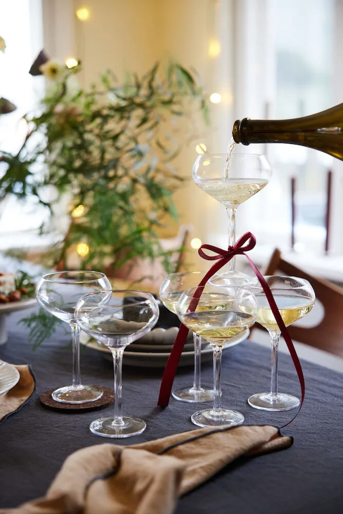 Edith テーブルクロス 150x280 cm, Gray Sagaform | サガフォルム