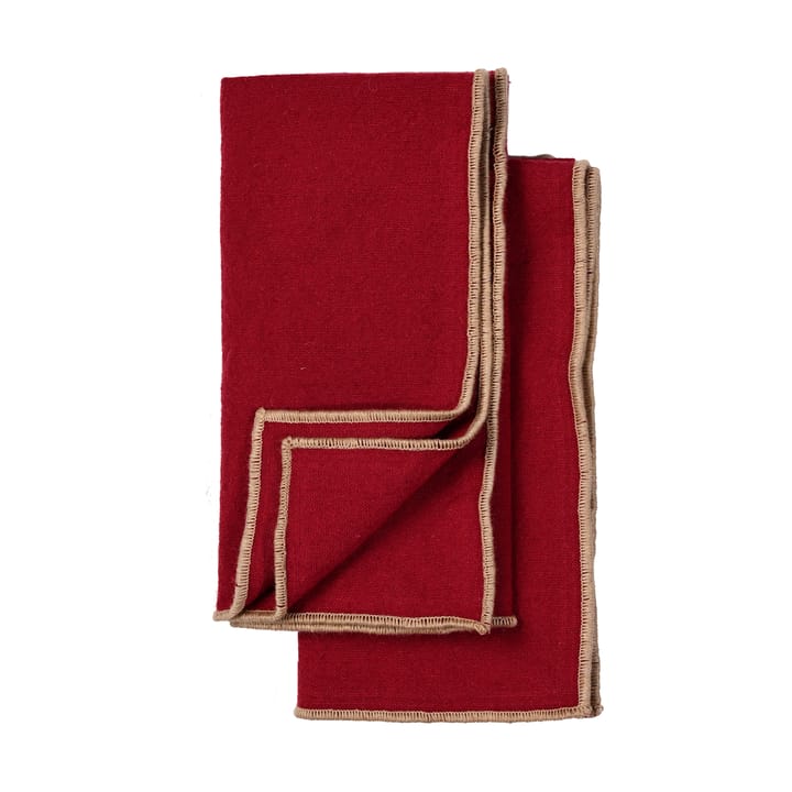 Edith ナプキン 45x45 cm 2枚 - Wine red - Sagaform | サガフォルム