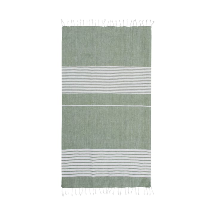 Ella hamam ストライプタオル 90x170 cm - Green - Sagaform | サガフォルム