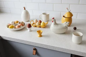 Ellen 蓋つき収納ジャー Ø11.5 cm - Bone White - Sagaform | サガフォルム