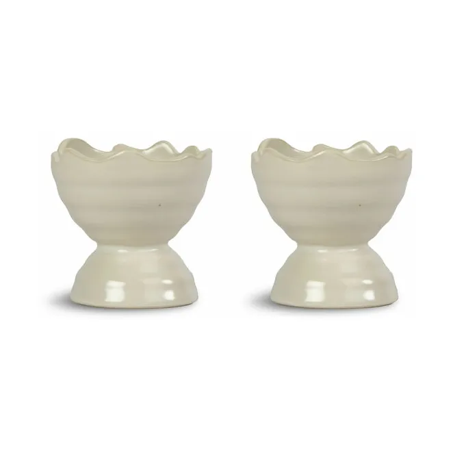 Ellen エッグカップ 2個, Bone White Sagaform | サガフォルム