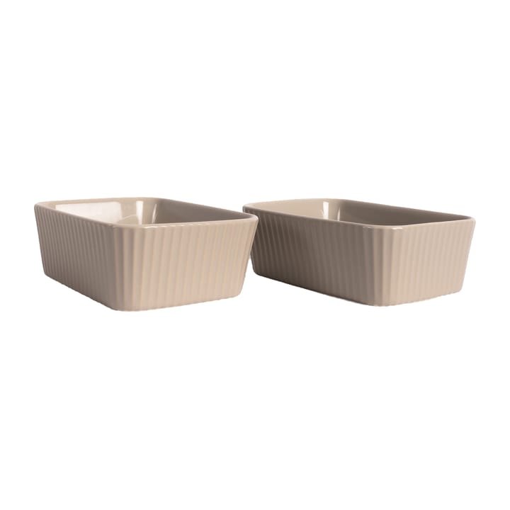 Flora オーブンディッシュ mini 2個セット - Beige - Sagaform | サガフォルム