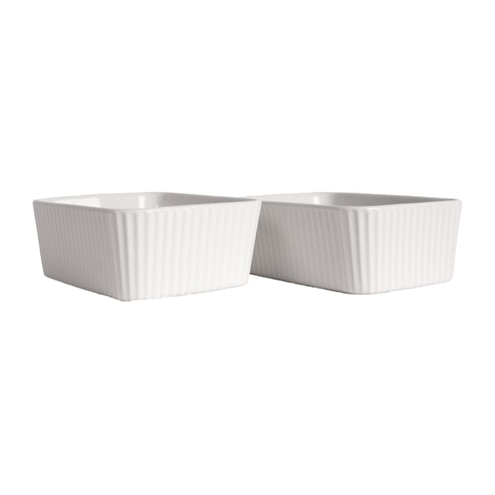 Flora オーブンディッシュ mini 2個セット - White - Sagaform | サガフォルム