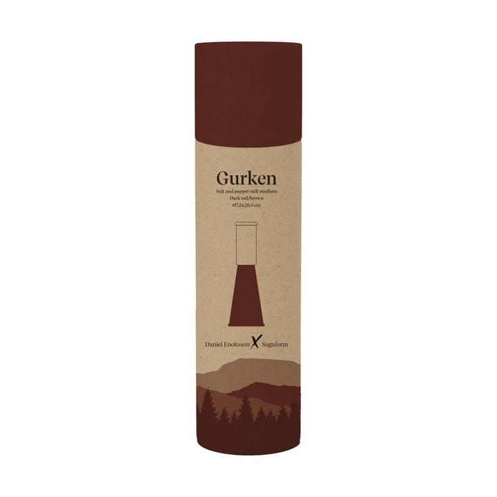Gurken ソルト & ペッパーグラインダー M 20.5 cm, Red-brown Sagaform | サガフォルム