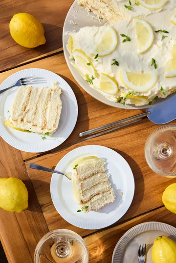 Inka サイドプレート - White, Ø17 cm - Sagaform | サガフォルム