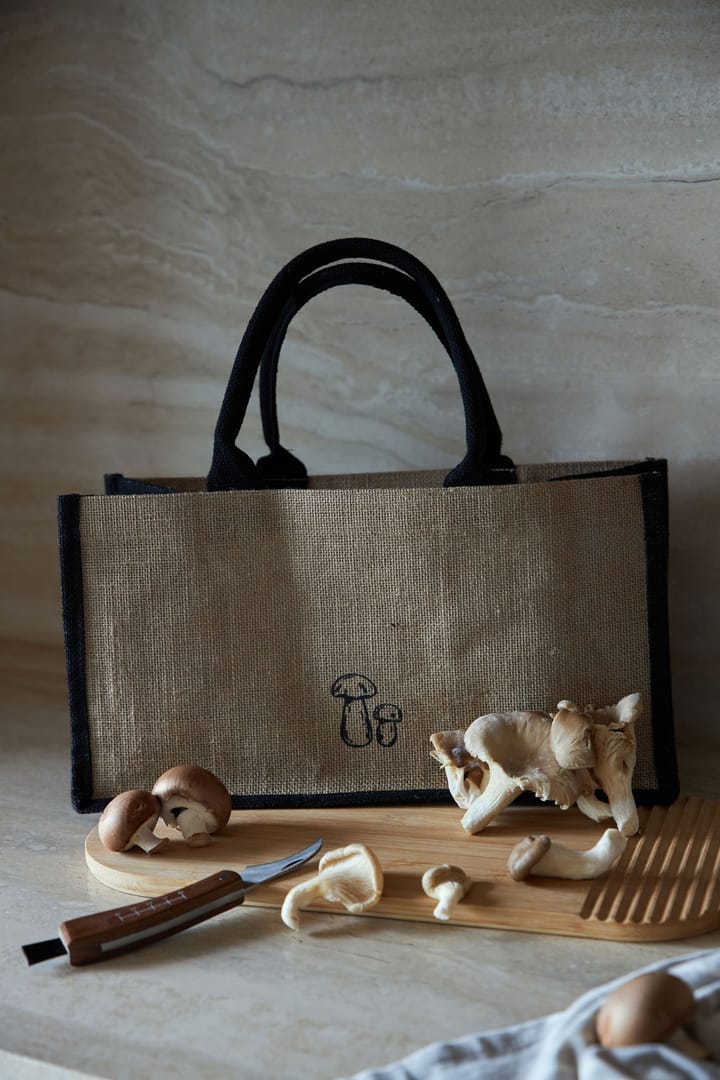 Karl-Johan マッシュルームナイフとバッグセット, Beige-black Sagaform | サガフォルム