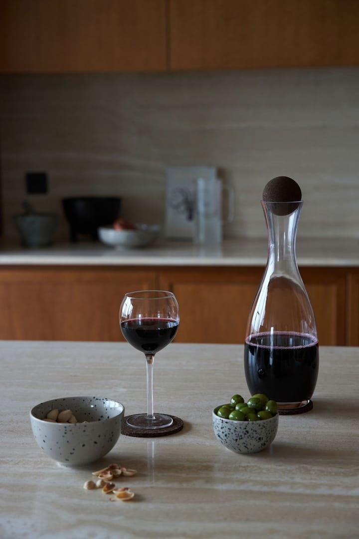 Nature カラフェ & コルクストッパー 1.5 l, Clear-dark brown Sagaform | サガフォルム