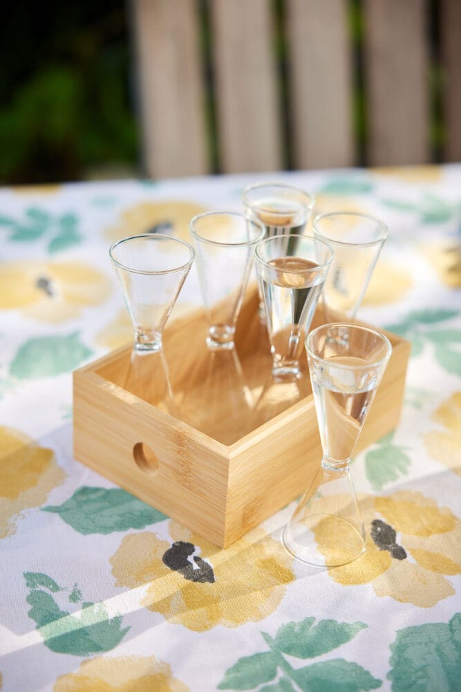 Nature 竹製箱入りショットグラス 6個セット 4 cl, Bamboo Clear Sagaform | サガフォルム