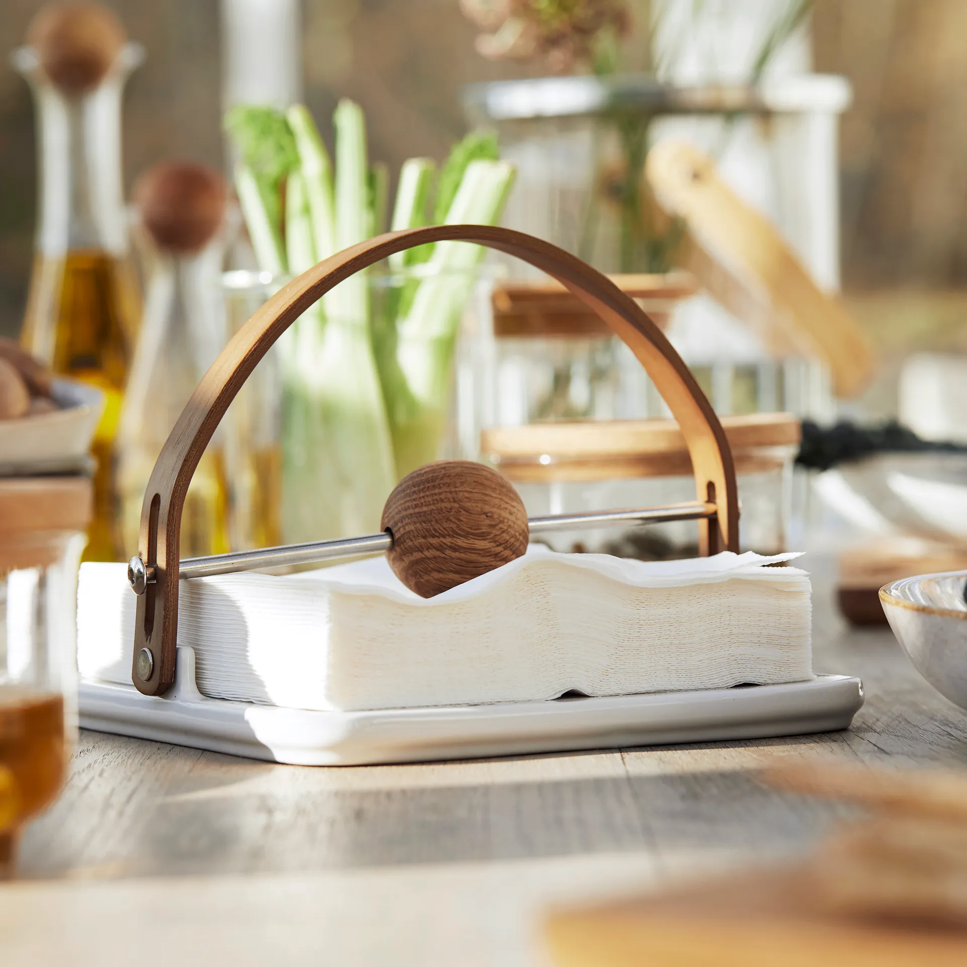 Nature ナプキン ホルダー, Oak Sagaform | サガフォルム