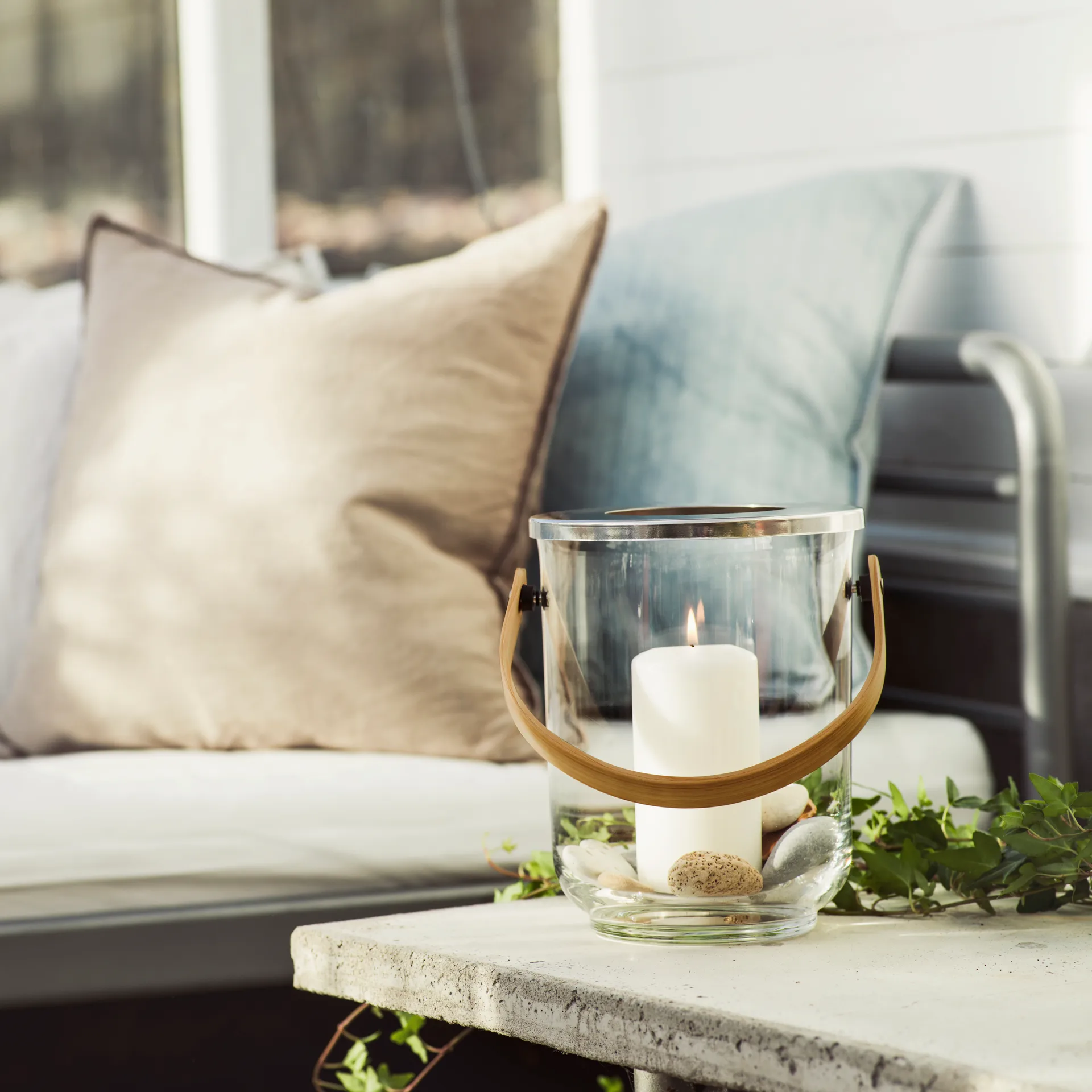 Nature ランタン ハンドル付き, Oak Sagaform | サガフォルム