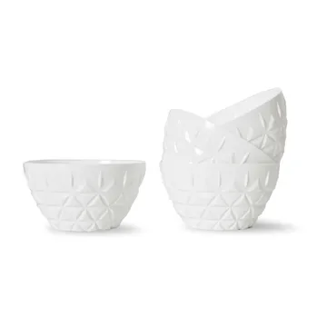 Picknick ボウル 4パック - White - Sagaform | サガフォルム