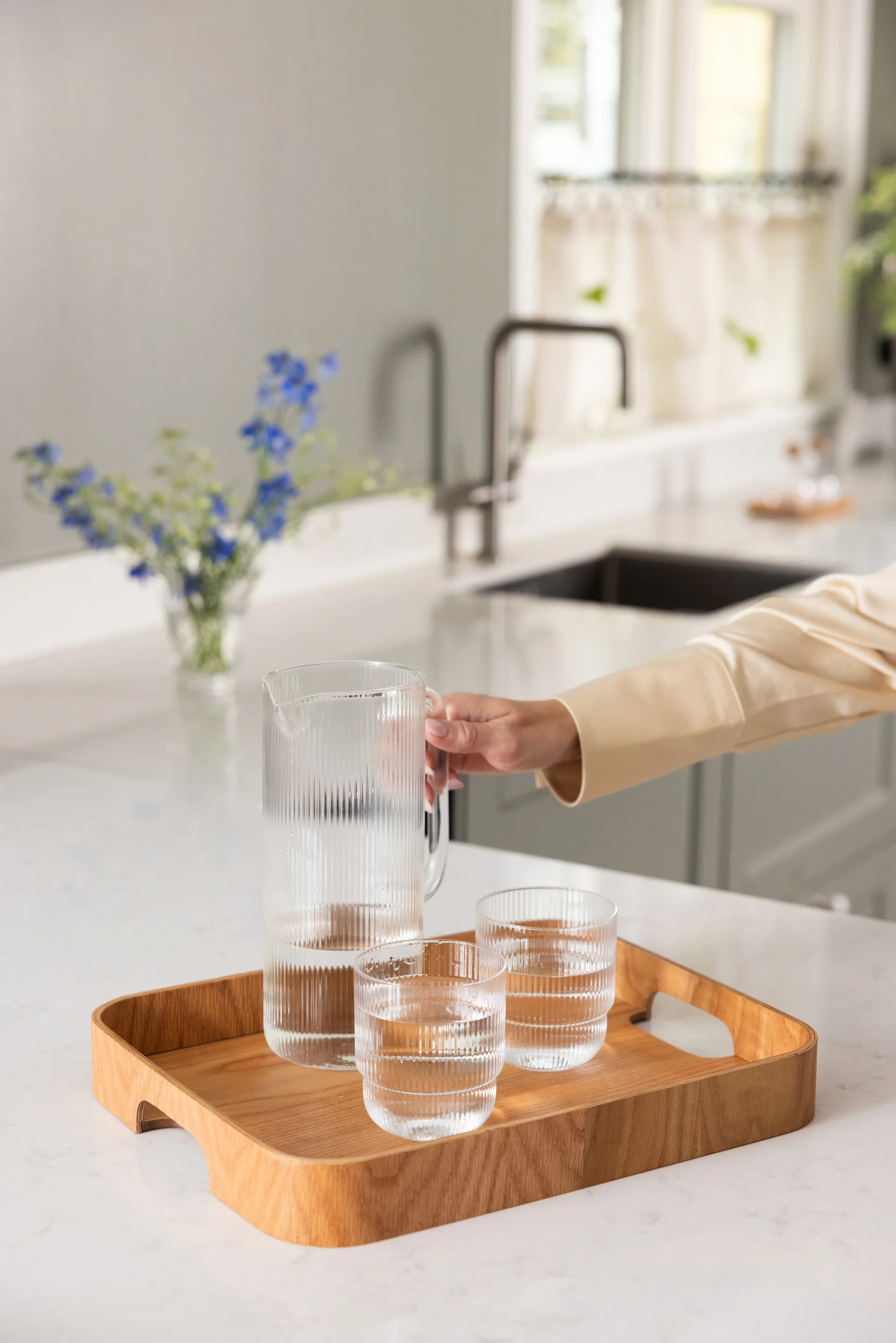 Sagaform クリアウォーターグラス 4本, Clear Sagaform | サガフォルム