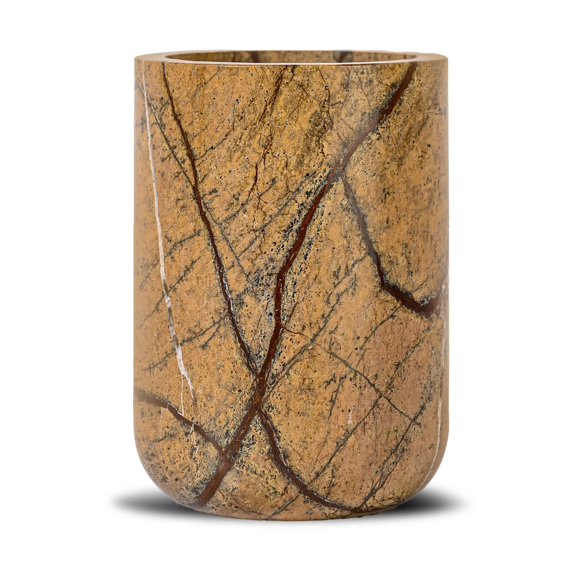 Stone ワインクーラー Ø12.5 cm, Brown forest marble Sagaform | サガフォルム