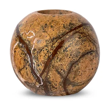Stone キャンドルホルダー Ø6 cm - Brown forest marble - Sagaform | サガフォルム