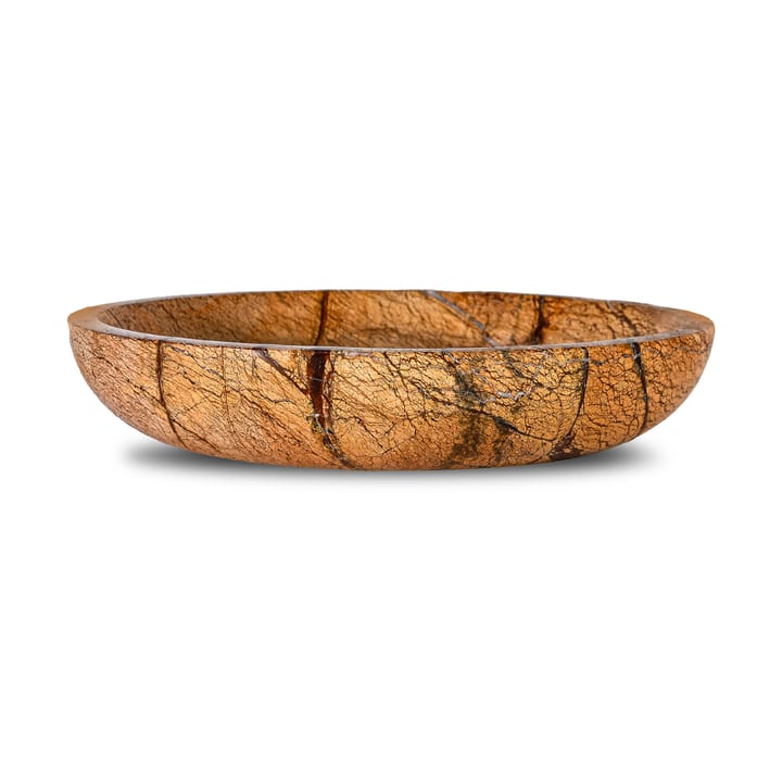 Stone ボウル L Ø28 cm - Brown forest marble - Sagaform | サガフォルム