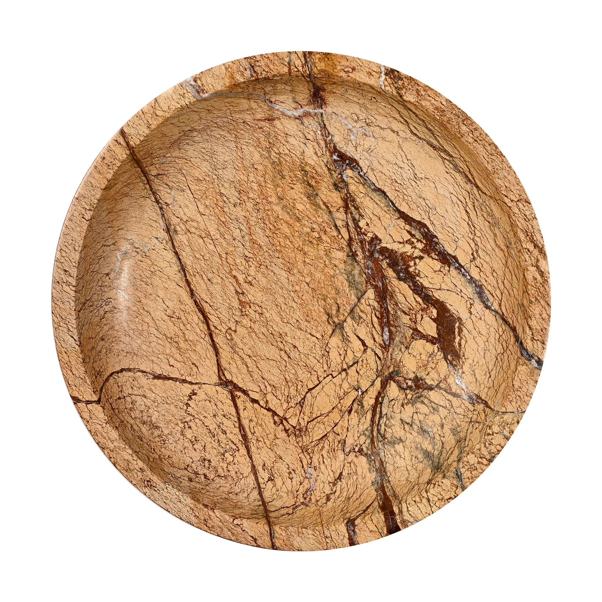 Stone ボウル L Ø28 cm, Brown forest marble Sagaform | サガフォルム