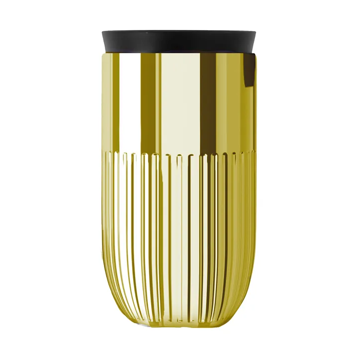 Tova car mug サーモスマグ 32 cl - Gold chrome - Sagaform | サガフォルム