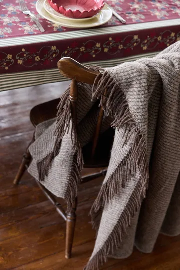 Ulli ブランケット 130x170 cm - Brown striped - Sagaform | サガフォルム
