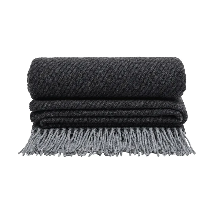 Ulli ブランケット 130x170 cm - Grey striped - Sagaform | サガフォルム