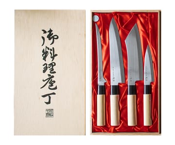 バルサボックス入りナイフセット22x38 cm - 4 pieces - Satake | セタケ