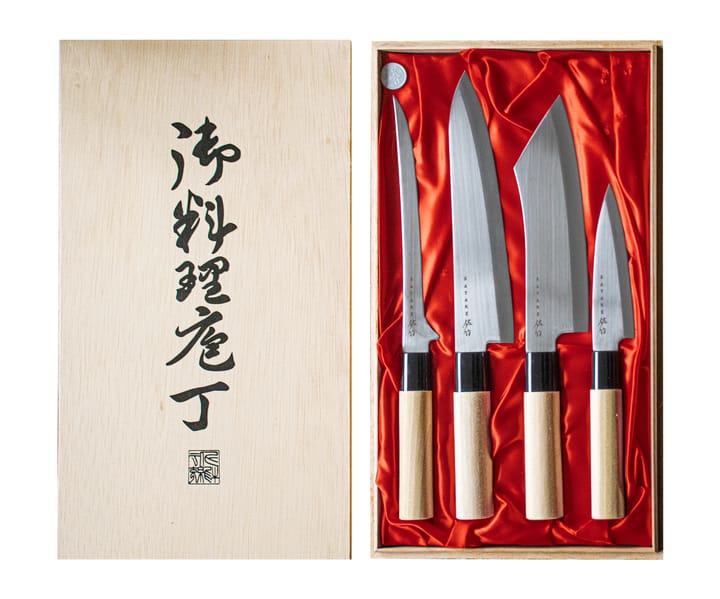 バルサボックス入りナイフセット22x38 cm - 4 pieces - Satake | セタケ