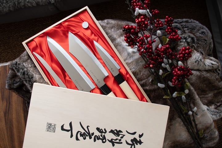 バルサボックス入りナイフセット22x38 cm - 4 pieces - Satake | セタケ