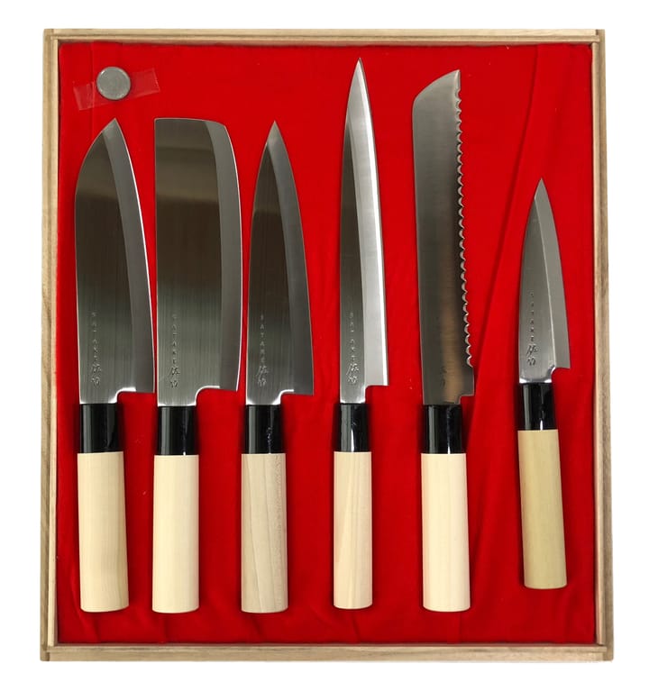 バルサボックス入りナイフセット35x38 cm - 6 pieces - Satake | セタケ