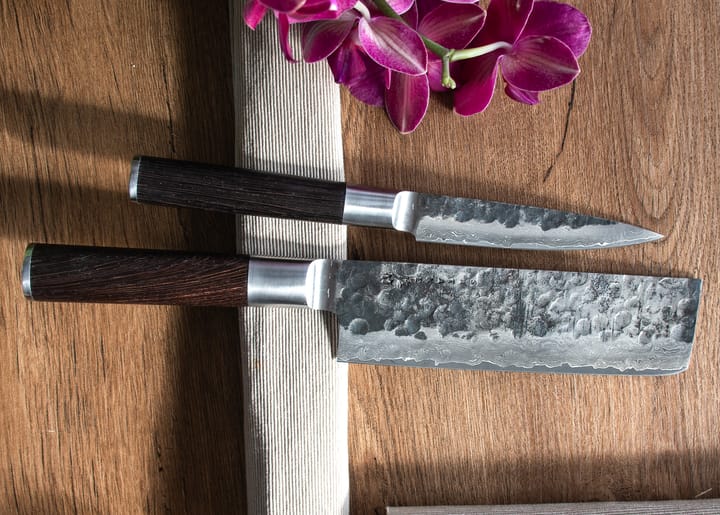 Kuro Nakiri 18 cm with petty 11 cm - 2 pieces - Satake | セタケ
