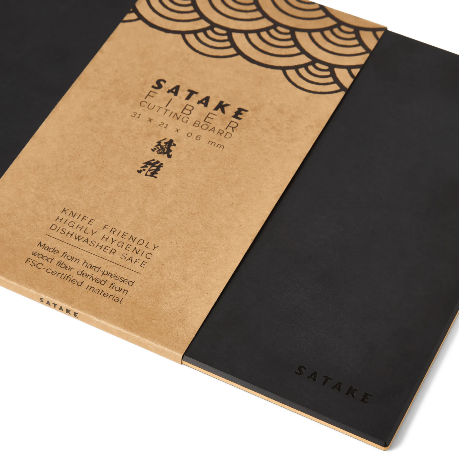 Satake カッティングボード 木製と紙, 31x21.5x0.6 cm Satake | セタケ