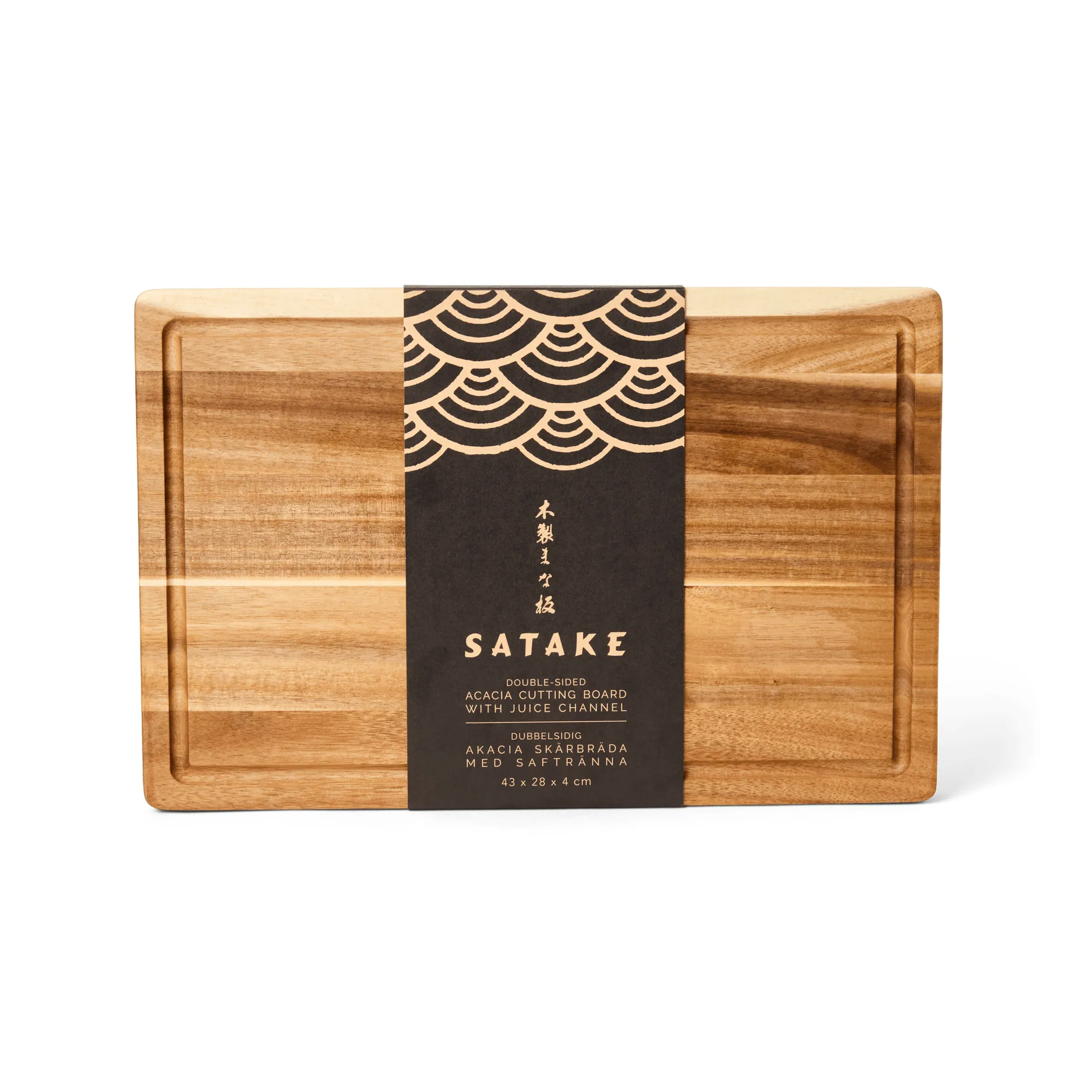 Satake カッティングボード, アカシア オイル仕上げ 43.2x27.9x3.8 cm Satake | セタケ